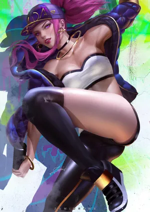 LOL英雄联盟暗影之拳阿卡丽KDA女团皮肤16