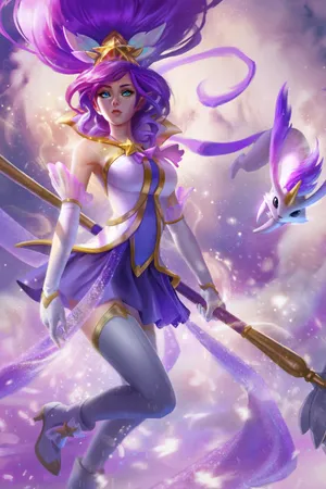 LOL英雄联盟风暴之怒迦娜风女魔法少女皮肤20