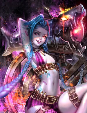 LOL英雄联盟暴走萝莉金克丝金克斯皮肤30