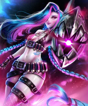 LOL英雄联盟暴走萝莉金克丝金克斯皮肤27