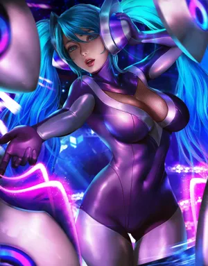 英雄联盟琴瑟仙女娑娜琴女DJ皮肤6