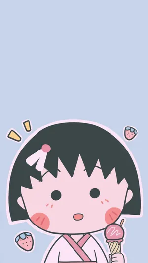 樱桃小丸子可爱的表情包