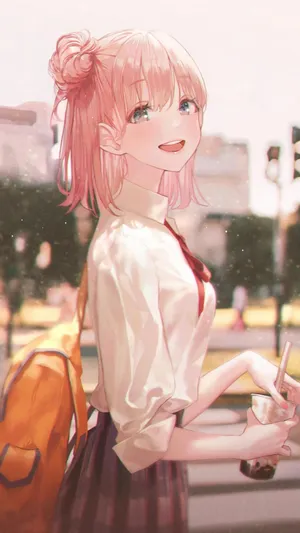 清纯可爱少女迷人手绘写真