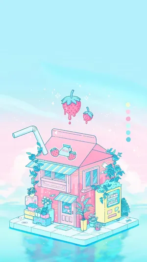 少女系可爱卡通甜美手绘