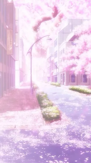浪漫唯美二次元樱花场景