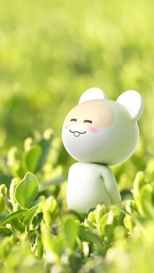 可爱呆萌的笨笨鼠户外写真第1张