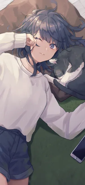 早安,睡眼惺忪的美少女