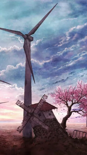 朦胧的樱花街道_1