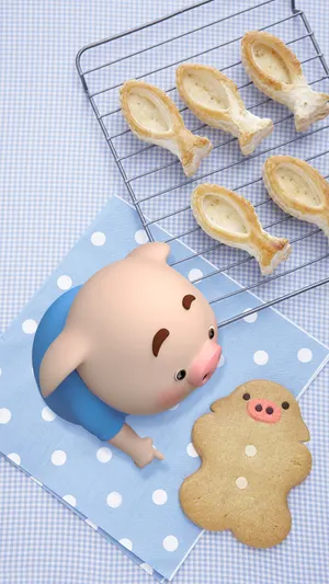 想吃饼干的猪小屁