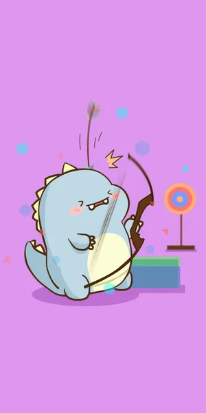 蠢萌可爱的小恐龙