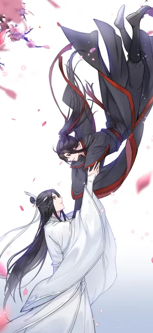 魏无羡与蓝忘机的甜蜜相拥