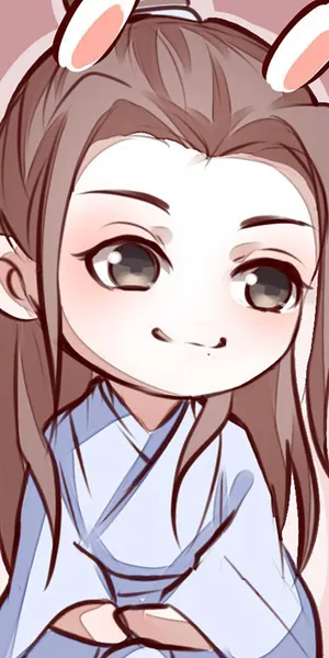 可爱兔耳古装美男插画_1