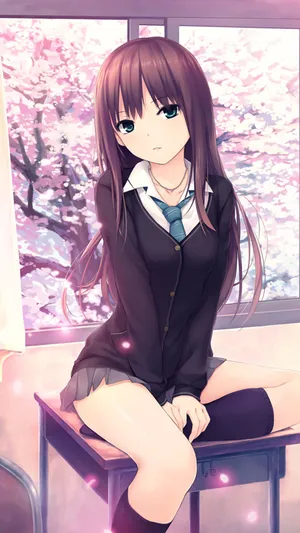 窗外的樱花