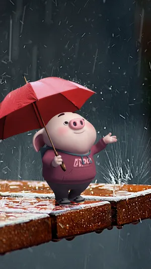 雨天听雨的猪小屁