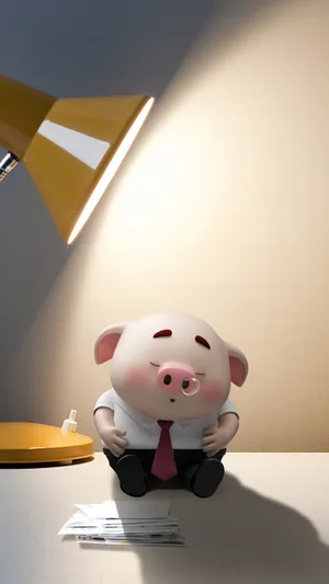加班要加到筋疲力尽的猪小屁