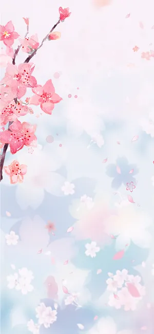 美丽的动漫樱花