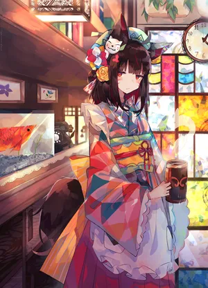 日本 萌妹子 和服