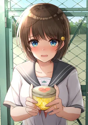 试用品女孩 插画