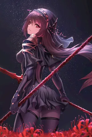 女生 紧身衣裤 彼岸花 命运 fate grand order_1