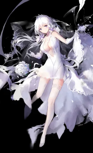 穿白色裙子 白色丝袜 可爱女生