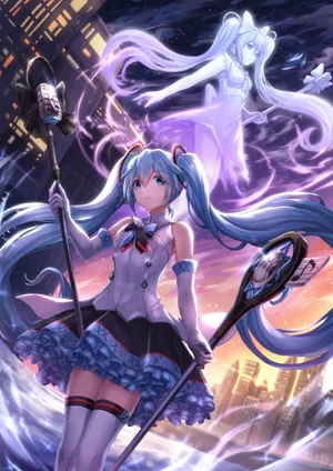 小女生天使魔法棒