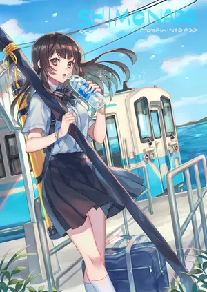 电车 地铁 匝道 长发短裙小女孩_1
