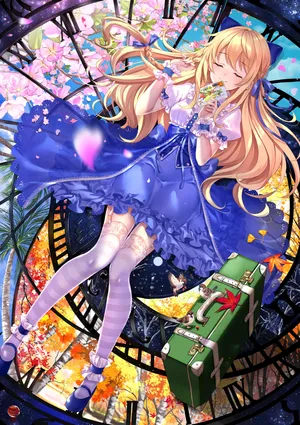 幻境 小女孩 卡牌 银杏叶