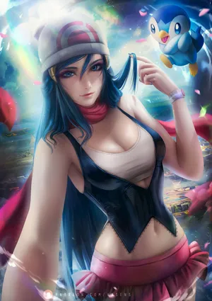 《宝可梦》小光Dawn漂亮女主