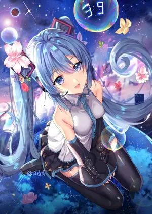 初音未来 唯美 少女虚拟人物