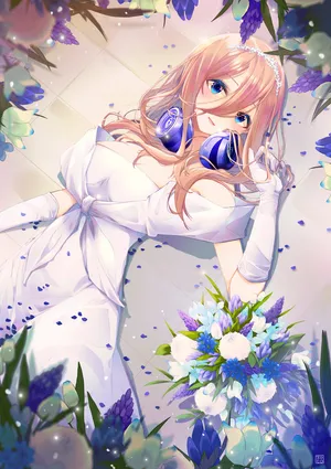 五等分的新娘 中野三玖 美女仰卧