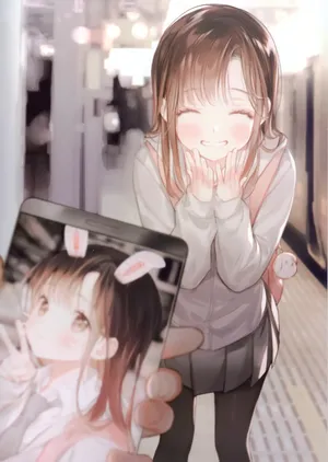 唯美少女孩 美女 佛系 自拍