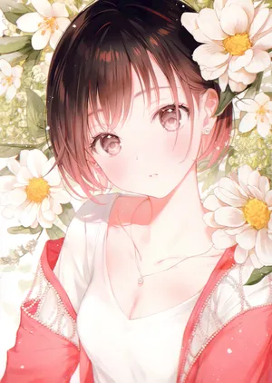 唯美少女孩 美女 佛系 春风