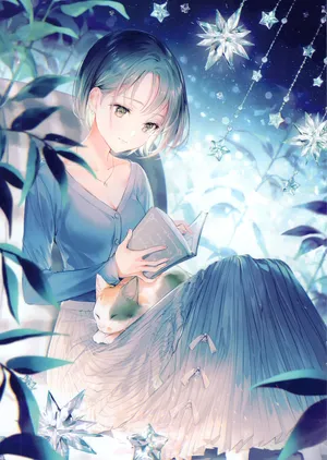 唯美少女孩 美女 佛系 文静 安静