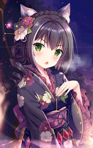 唯美少女 和服狐耳萝莉