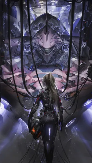 钢铁女战士合金骨骼