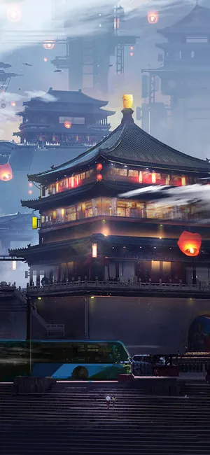 西安赛博朋克风格_1