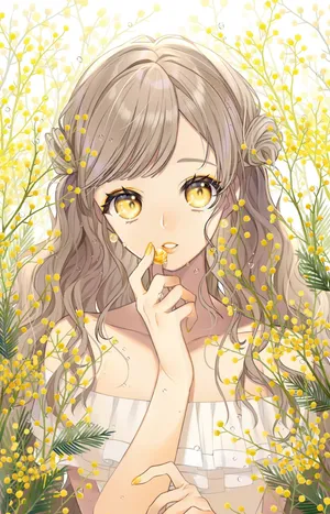 花语 女孩子唯美 佛系_1
