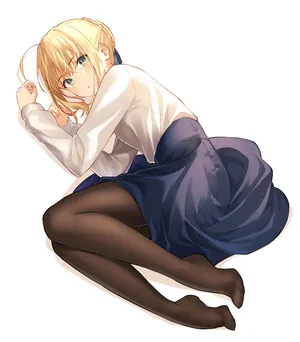 阿尔托利亚·潘德拉贡 saber （Fate）丝袜 少女孩