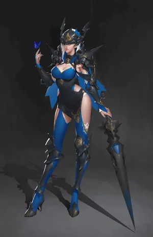 蒙面美女 战士_1