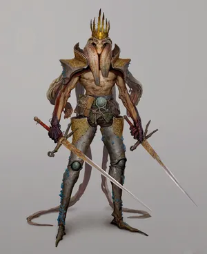 双剑 古代人 战士