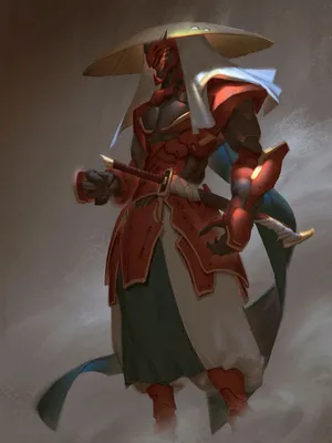 剑客 斗笠 短剑_1