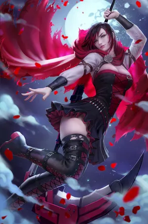 新月玫瑰露比·罗丝萝比·柔丝红玉·洛斯鲁比·洛斯Ruby·Rose高
