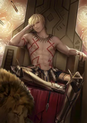 《Fate》系列中吉尔伽美什 Gilgamesh英雄王 金闪闪 吉尔