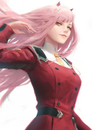 莓良心国家队Darling in the Franxx002 Zero Two 少女