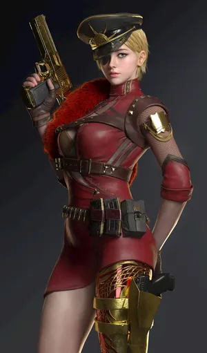 美女 独眼龙 沙漠之鹰 西部女牛仔