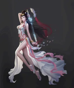 中国风古装3D古风美女 不食人间烟火