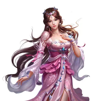 中国风古装3D古风美女端庄 高贵 气质型