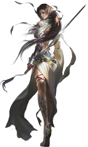 中国风古装3D古风御姐美女