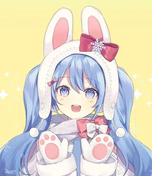 0K手机初音未来 可爱兔耳朵_1