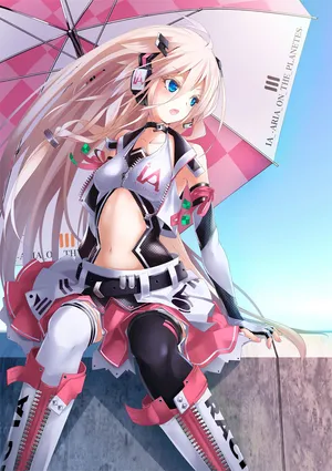 虚拟少女定制雨伞赛车手服装IA Vocaloid